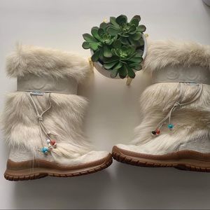 Pajar Canada Mid Calf Fur Winter Boots Size 9